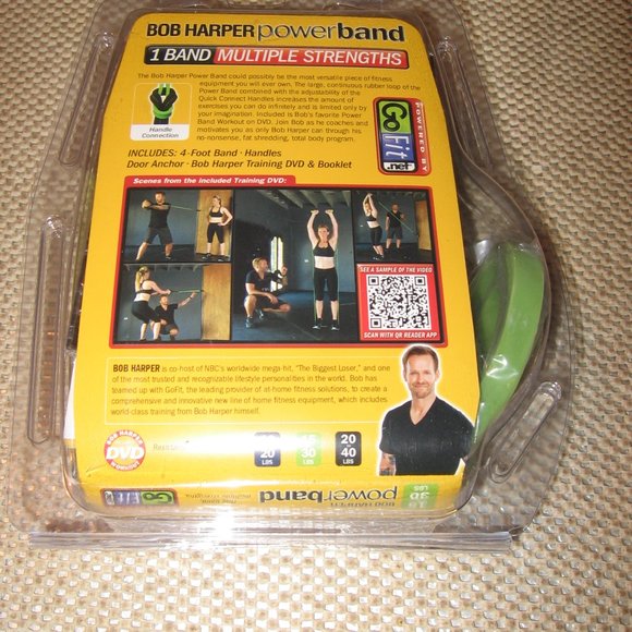 GoFit Bob Harper Power Band 15 to #0 LB Resistance Band New - Picture 2 of 2